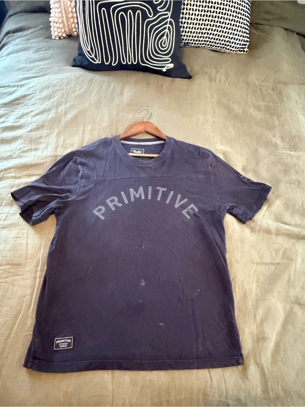 Primitive Men’s Dark Blue Short Sleeve Logo Tee